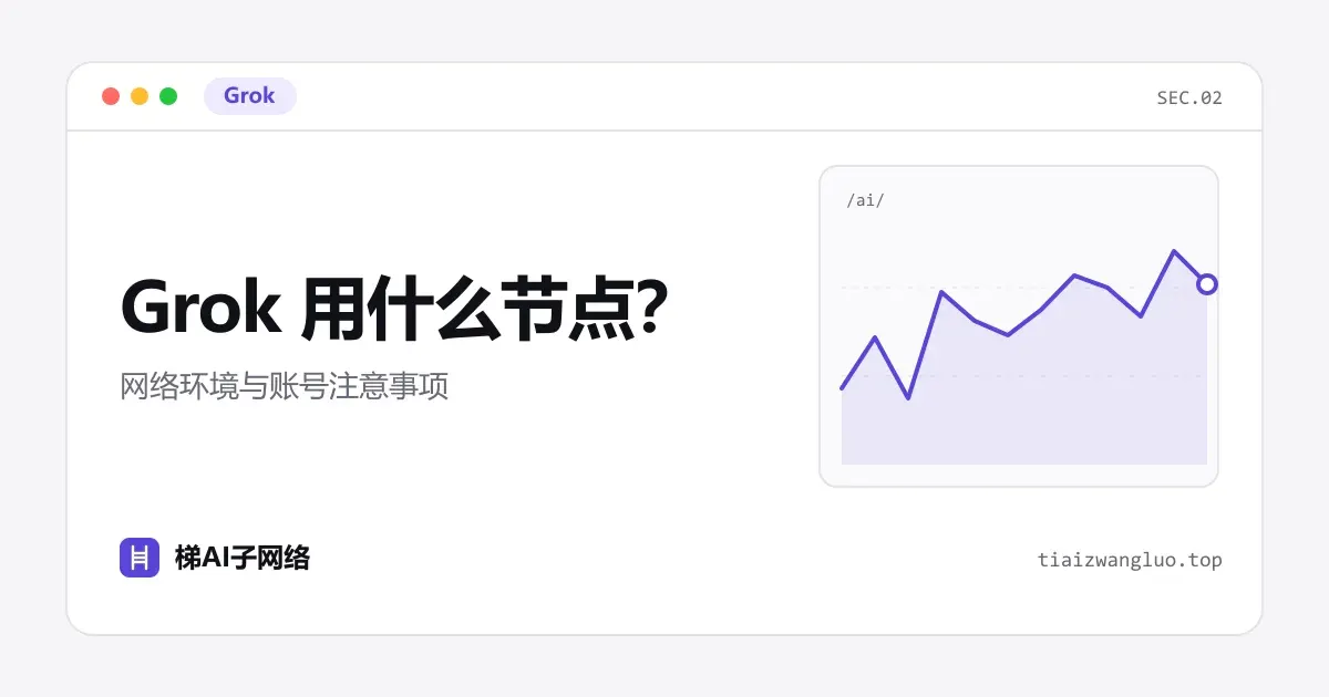Grok 用什么节点？网络环境与账号注意事项