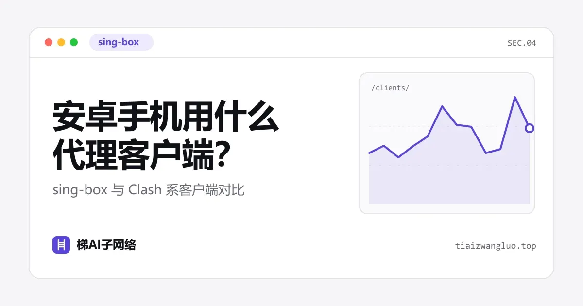 安卓手机用什么代理客户端？sing-box 与 Clash 系客户端对比