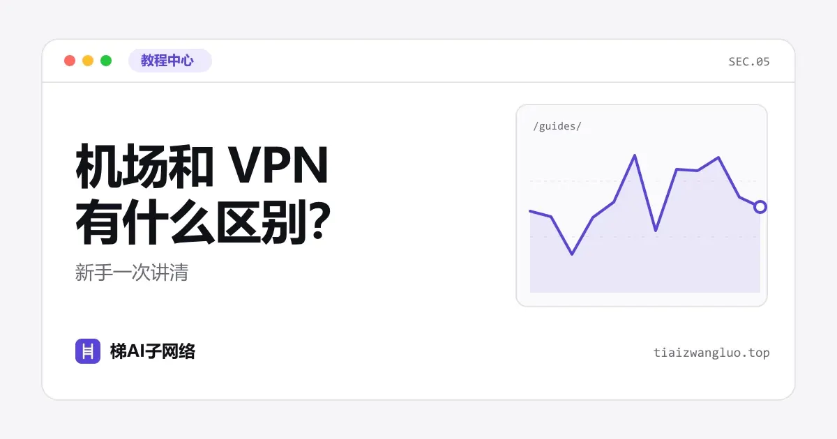 机场和 VPN 有什么区别？新手一次讲清