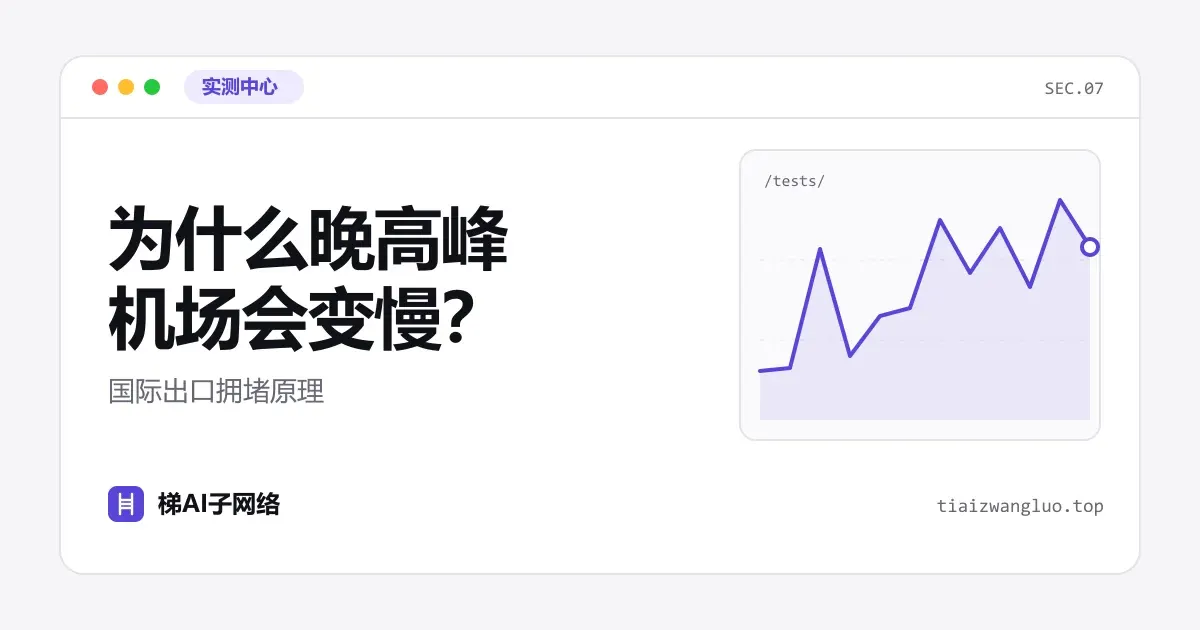 为什么晚高峰机场会变慢？国际出口拥堵原理